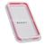 Чехол-бампер силиконовый для Apple iPhone 5 / 5S / SE (белый с розовым)