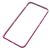 Чехол-бампер алюминиевый для Apple iPhone 6 (малиновый) LOVE MEI