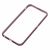 Чехол-бампер алюминиевый для Apple iPhone 6 (розовый)