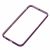 Чехол-бампер алюминиевый для Apple iPhone 6 (сиреневый)