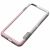 Чехол-бампер силиконовый для Apple iPhone 6 Plus / 6S Plus (розовый с белым) Walnutt