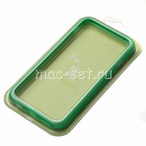 Чехол-бампер силиконовый для Apple iPhone 6 / 6S (зеленый)