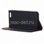 Чехол-книжка кожаный для Apple iPhone 6 [с деревянной вставкой] (дуб)