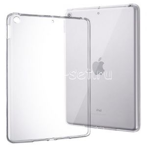 Чехол-накладка силиконовый для Apple iPad 2017 / 2018 9.7" (прозрачный 1.8мм)