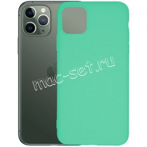 Чехол-накладка силиконовый для Apple iPhone 11 Pro (бирюзовый 1.0мм) матовый