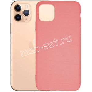 Чехол-накладка силиконовый для Apple iPhone 11 Pro (розовый 1.0мм) матовый