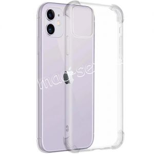 Чехол-накладка силиконовый для Apple iPhone 11 (прозрачный 1.5мм) противоударный
