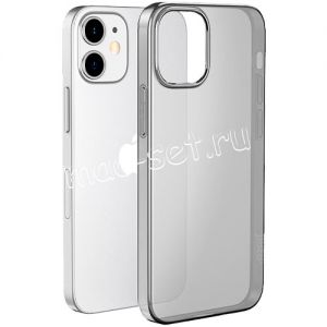 Чехол-накладка силиконовый для Apple iPhone 12 mini (серый) HOCO