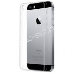 Чехол-накладка силиконовый для Apple iPhone 5 / 5S / SE (прозрачный 1.0мм)