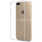 Чехол-накладка силиконовый для Apple iPhone 7 Plus / 8 Plus (прозрачный 1.0мм)