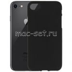 Чехол-накладка силиконовый для Apple iPhone 7 / 8 (черный 1.2мм)