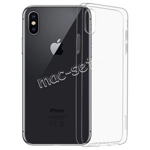 Чехол-накладка силиконовый для Apple iPhone X / XS (прозрачный) HOCO