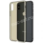 Чехол-накладка силиконовый для Apple iPhone X / XS (серый) iBox Crystal