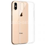 Чехол-накладка силиконовый для Apple iPhone X / XS (прозрачный 0.5мм)