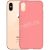 Чехол-накладка силиконовый для Apple iPhone X / XS (розовый 1.0мм) матовый