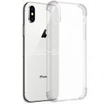 Чехол-накладка силиконовый для Apple iPhone X / XS (прозрачный 1.0мм) противоударный