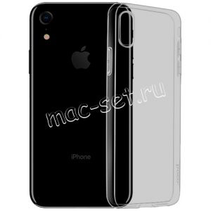 Чехол-накладка силиконовый для Apple iPhone XR (серый) HOCO