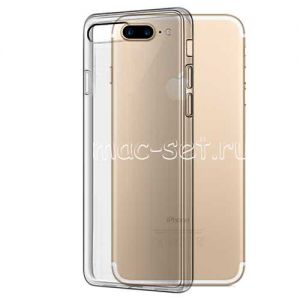 Чехол-накладка силиконовый для Apple iPhone 7 Plus / 8 Plus (серый 0.5мм)
