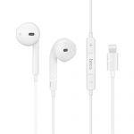 Гарнитура Hoco L9 Original Series Earphone Lightning Connector (белая)