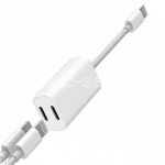Кабель-переходник Apple Lightning - 2 x Apple Lightning (белый)
