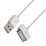 Дата-кабель для Apple 30-контактный разъем 1м (белый)