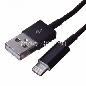 Дата-кабель для Apple Lightning 1 метр (черный)