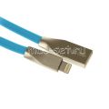 Дата-кабель для Apple Lightning 1м [плоский] Red Line Smart High Speed (синий)