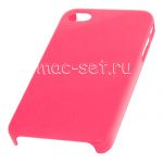 Чехол-накладка пластиковый для Apple iPhone 4 / 4S ультратонкий (малиновый)