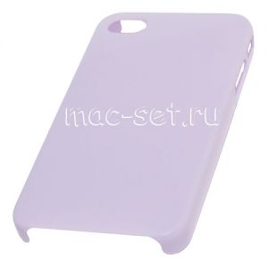 Чехол-накладка пластиковый для Apple iPhone 4 / 4S ультратонкий (сиреневый)