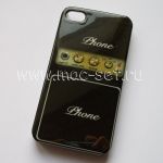 Чехол-накладка пластиковый для Apple iPhone 4 / 4S с принтом (Усилитель Звука 5)