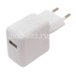 Сетевое зарядное устройство 1xUSB 2400mA для Apple iPad (белое)