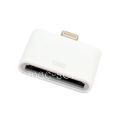 Переходник для Apple 30 контактный разъем-8 контактный Lightning (белый)