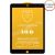 Защитное стекло для Apple iPad Pro 9.7 [клеится на весь экран] 10D (черное)