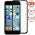 Защитное стекло 3D для Apple iPhone 6 Plus / 6S Plus [клеится на весь экран] с силиконовой рамкой (черное)