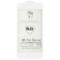 Защитное стекло 3D для Apple iPhone 6 Plus / 6S Plus [изогнутое клеится на весь экран] (белое)