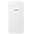 Защитное стекло 3D для Apple iPhone 7 Plus / 8 Plus заднее [изогнутое клеится полностью] (белое)