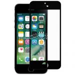 Защитное стекло для Apple iPhone 5 / 5C / 5S / SE [клеится на весь экран] (черное)