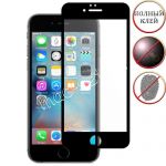 Защитное стекло для Apple iPhone 6 / 6S [клеится на весь экран] Aiwo (черное матовое)