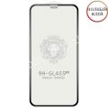 Защитное стекло для Apple iPhone X / XS [клеится на весь экран] Premium (черное)