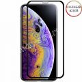 Защитное стекло для Apple iPhone XS Max [клеится на весь экран] Premium (черное)