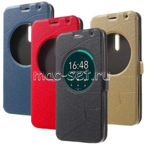Чехол-книжка для ASUS ZenFone 2 Laser ZE550KL с окошком