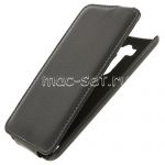 Чехол-книжка вертикальный флип кожаный для ASUS ZenFone 2 Laser ZE550KL (черный) UpCase