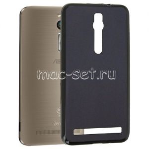 Чехол-накладка силиконовый для ASUS ZenFone 2 ZE550ML / ZE551ML (черный 1.2мм) Soft-Touch