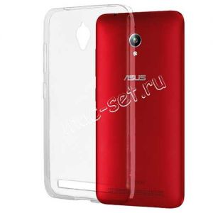 Чехол-накладка силиконовый для ASUS ZenFone Go ZC500TG (прозрачный 0.5мм)