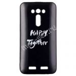Чехол-накладка силиконовый для ASUS ZenFone 2 Laser ZE550KL с принтом (Надпись Happy Together)