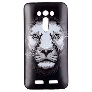 Чехол-накладка силиконовый для ASUS ZenFone 2 Laser ZE550KL с принтом (Лев)