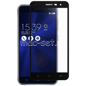 Защитное стекло для ASUS ZenFone 3 ZE552KL [на весь экран] (черное)