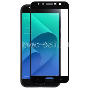 Защитное стекло для ASUS ZenFone 4 Selfie Pro ZD552KL [на весь экран] (черное)