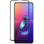 Защитное стекло для ASUS ZenFone 6 ZS630KL [на весь экран] (черное)