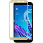 Защитное стекло для ASUS ZenFone Live L1 / Lite L1 ZA550KL / G552KL / G553KL [на весь экран] (золотистое)
